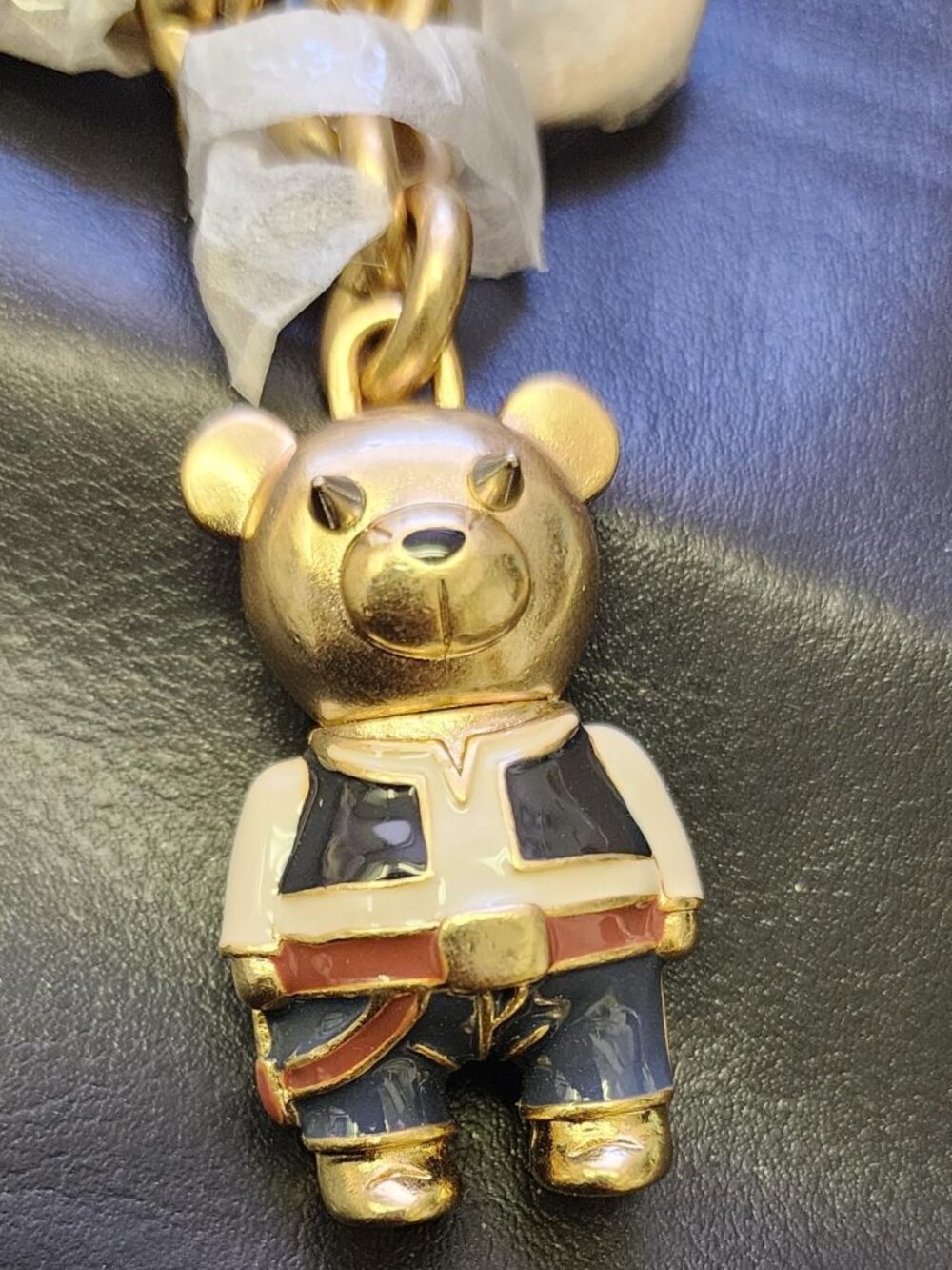 Coach Star Wars Bear Hans Solo Handbag Charm / Keychain - Picture 2 of 4